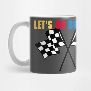 Lets Go Brandon Checkered Flags Mug